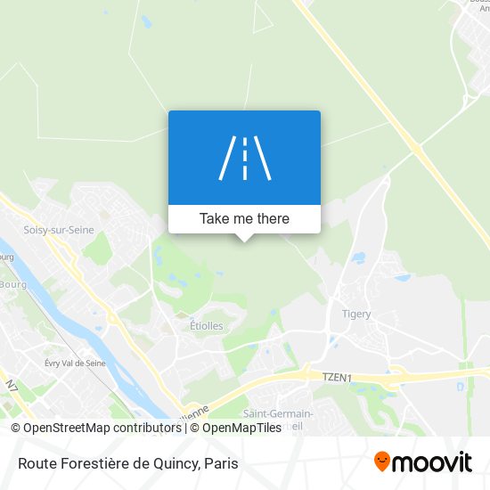 Route Forestière De Quincy map