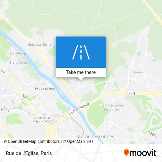 Rue de L'Église map