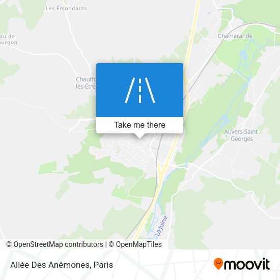 Allée Des Anémones map