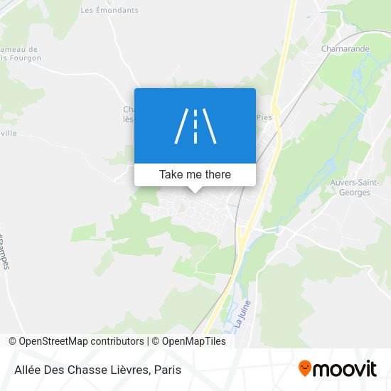 Allée Des Chasse Lièvres map