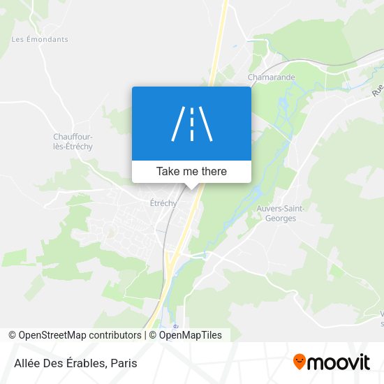 Allée Des Érables map