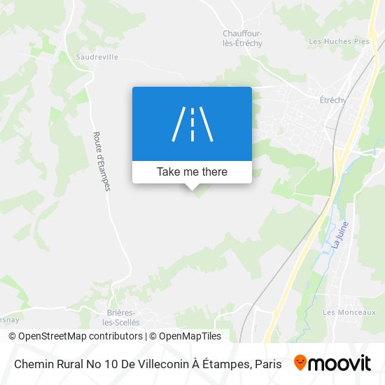 Chemin Rural No 10 De Villeconin À Étampes map