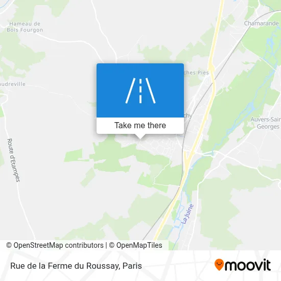Rue de la Ferme du Roussay map