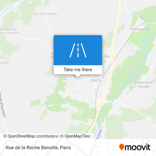 Rue de la Roche Benotte map