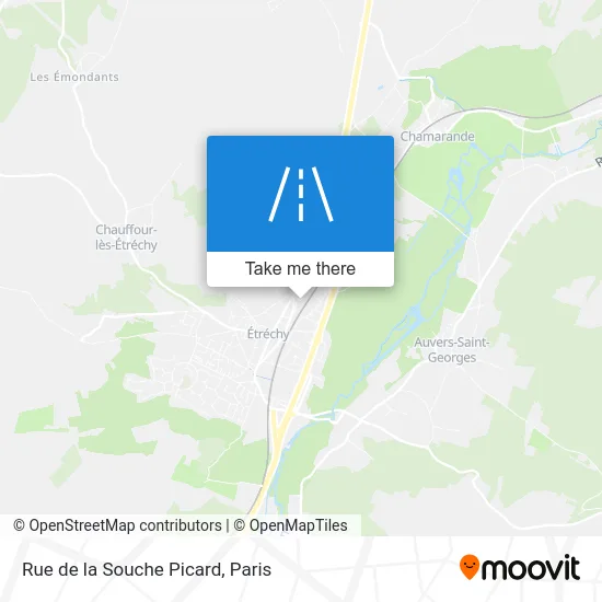 Rue de la Souche Picard map