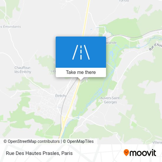 Rue Des Hautes Prasles map