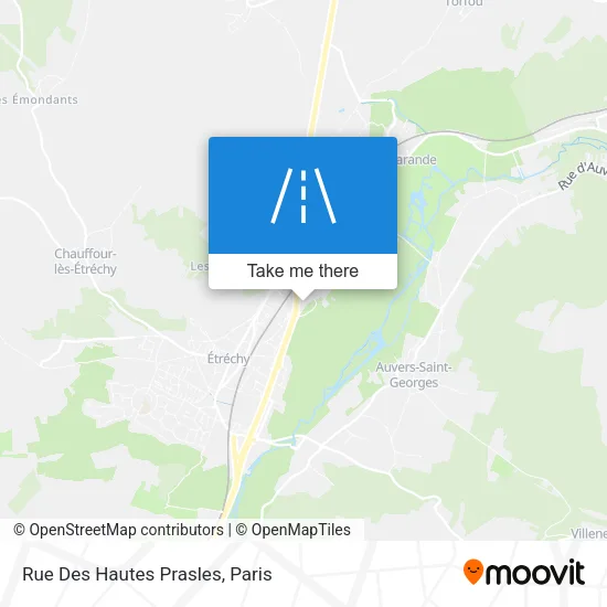 Rue Des Hautes Prasles map