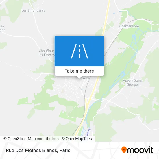 Rue Des Moines Blancs map