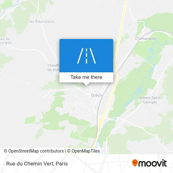 Rue du Chemin Vert map