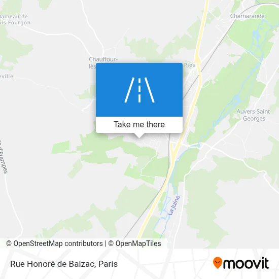 Rue Honoré de Balzac map