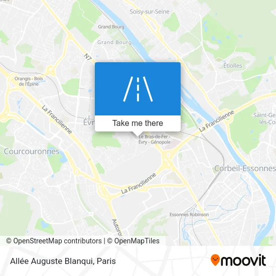 Allée Auguste Blanqui map