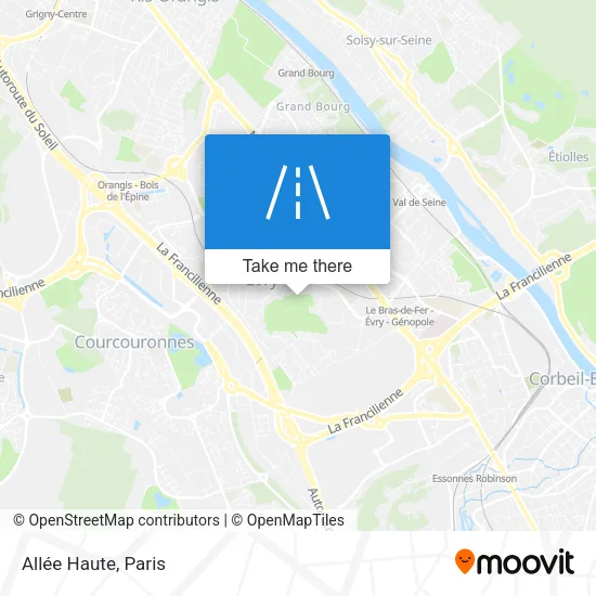 Allée Haute map