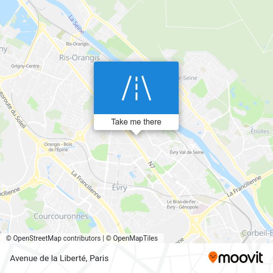 Avenue de la Liberté map