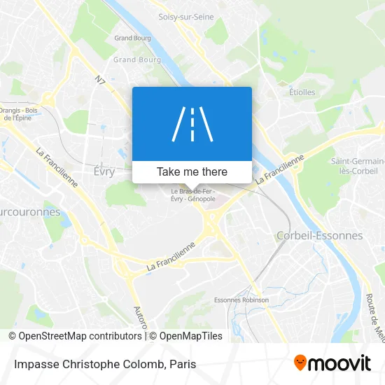 Impasse Christophe Colomb map
