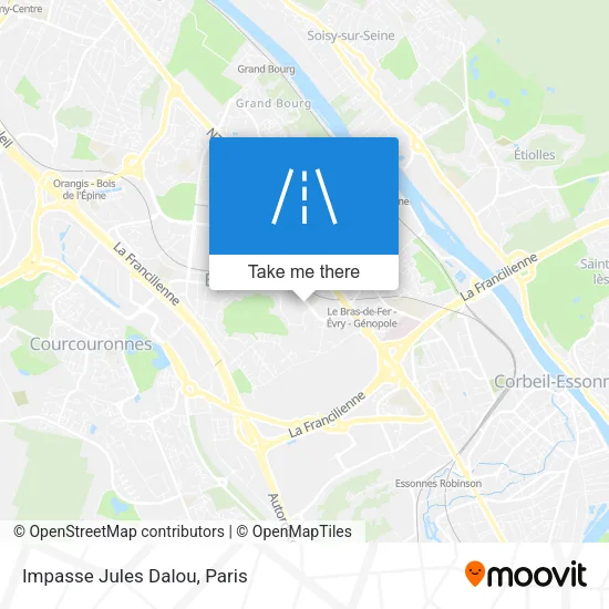Impasse Jules Dalou map