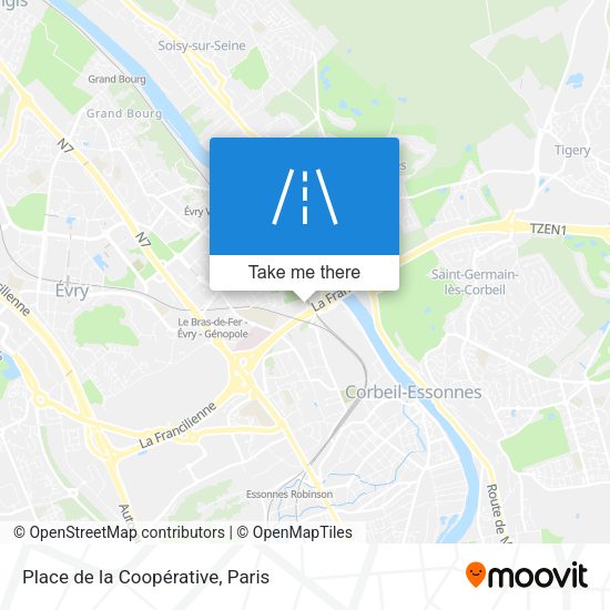 Place de la Coopérative map