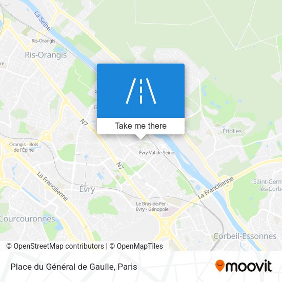 Place du Général de Gaulle map