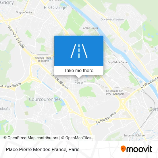 Place Pierre Mendès France map