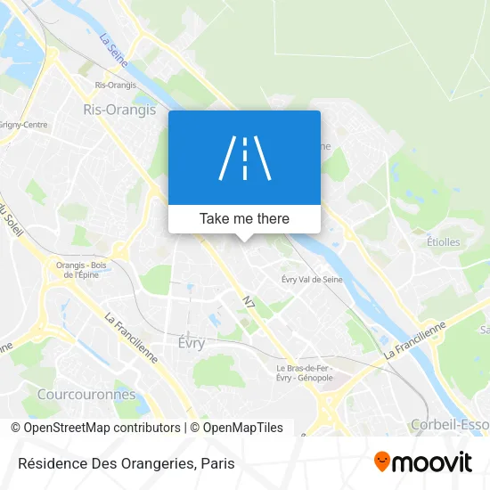 Résidence Des Orangeries map