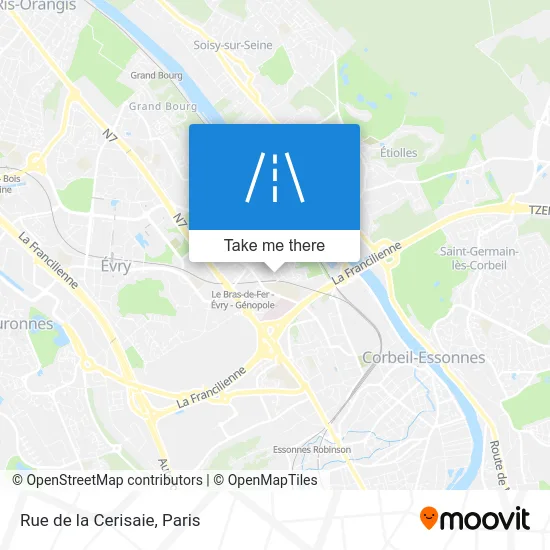Rue de la Cerisaie map