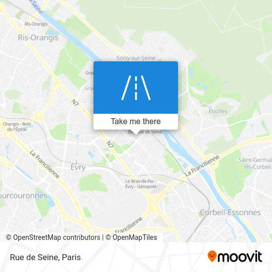 Rue de Seine map