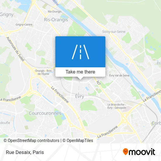 Rue Desaix map
