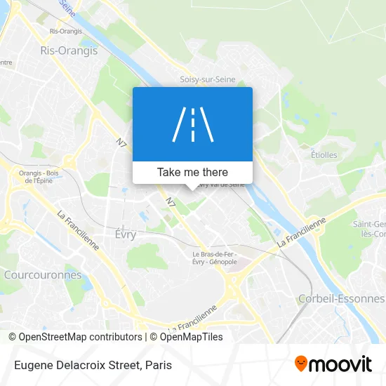 Rue Eugène Delacroix map