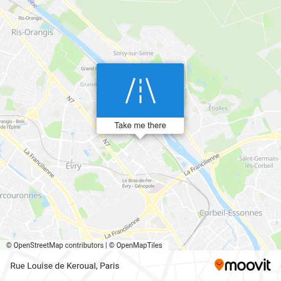 Rue Louise de Keroual map