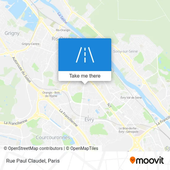 Rue Paul Claudel map