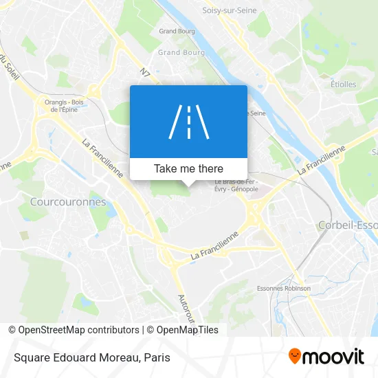 Square Edouard Moreau map