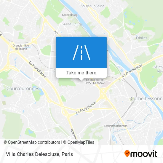 Villa Charles Delescluze map