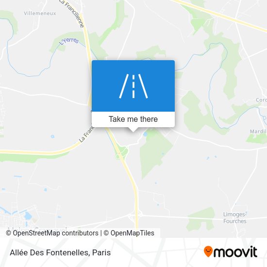 Allée Des Fontenelles map