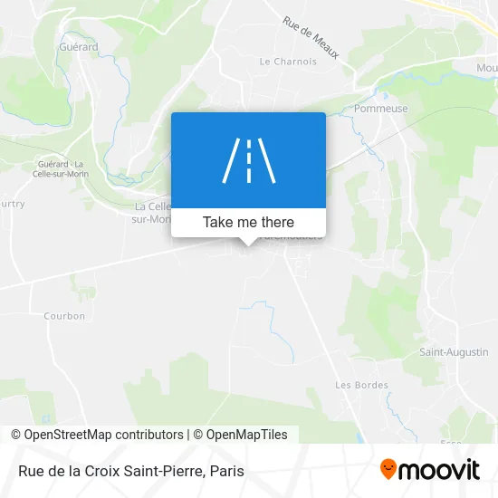 Rue de la Croix Saint-Pierre map