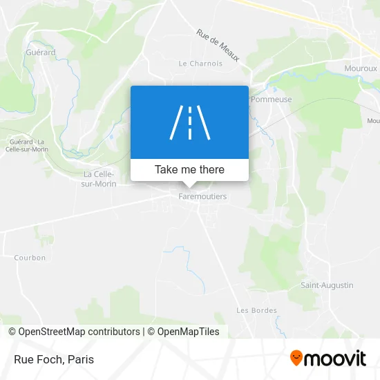 Rue Foch map