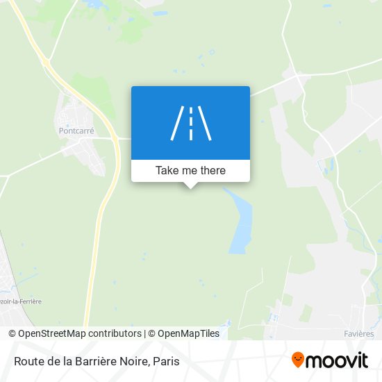 Route de la Barrière Noire map