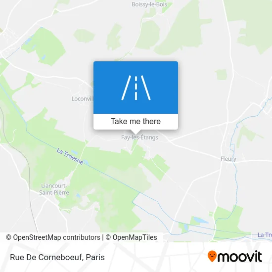 Rue De Corneboeuf map