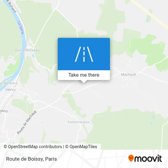 Route de Boissy map