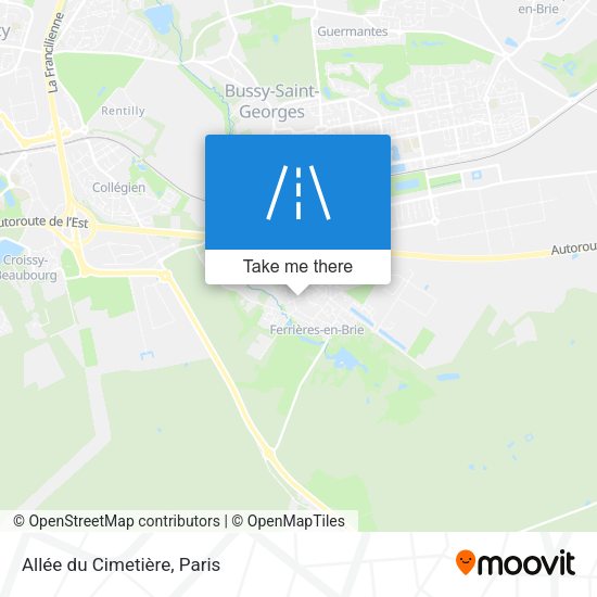 Allée du Cimetière map