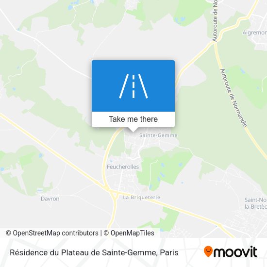 Résidence du Plateau de Sainte-Gemme map