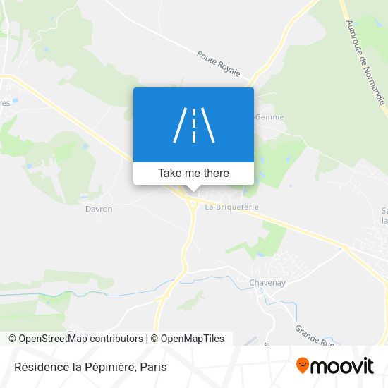 Résidence la Pépinière map