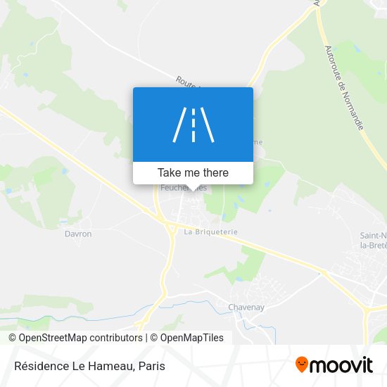 Résidence Le Hameau map