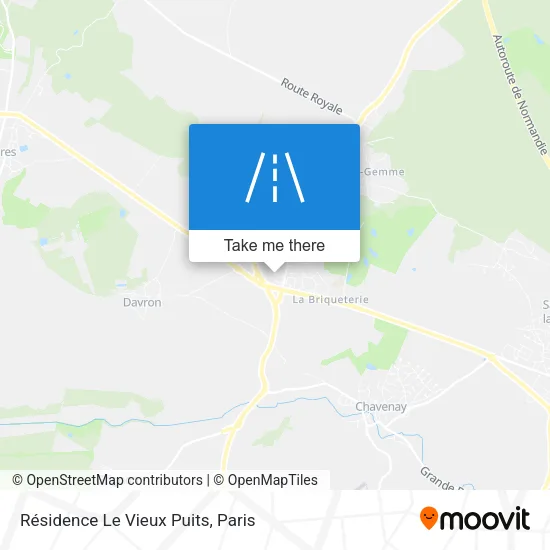 Résidence Le Vieux Puits map