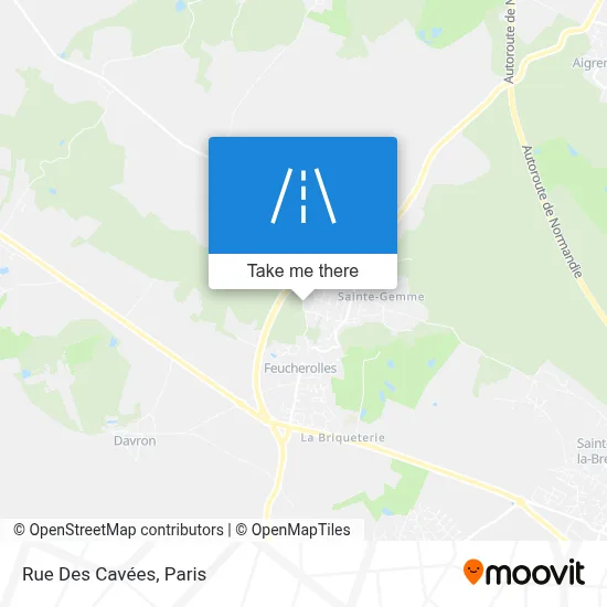 Rue Des Cavées map