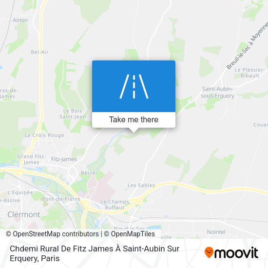 Chdemi Rural De Fitz James À Saint-Aubin Sur Erquery map
