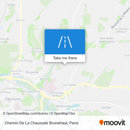Chemin De La Chaussée Brunehaut map