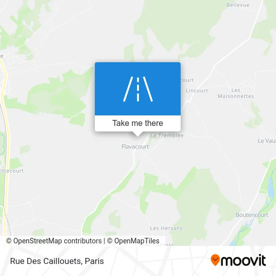 Rue Des Caillouets map