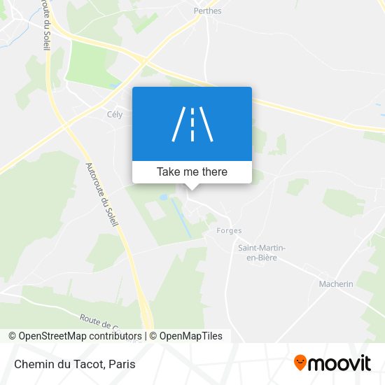 Chemin du Tacot map