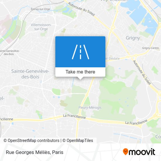 Rue Georges Méliès map