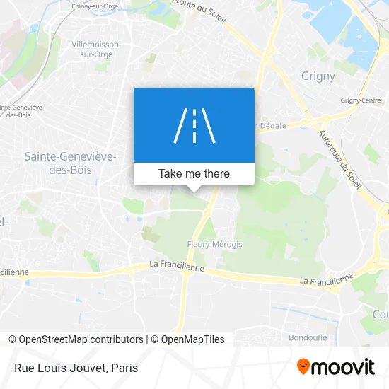 Rue Louis Jouvet map