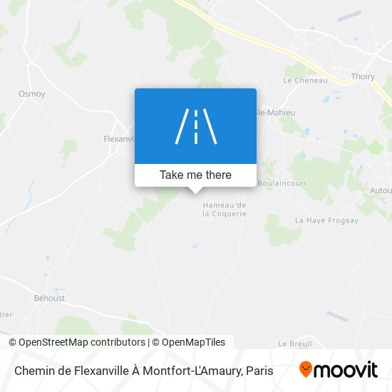 Chemin De Flexanville À Montfort-L'Amaury map